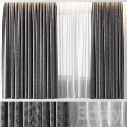 WOOL GRAY CURTAINS 