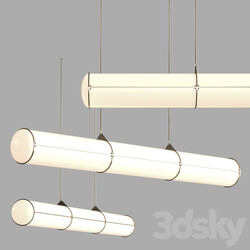 Roll Hill Endless Straight Suspended Lamp Pendant light 3D Models 