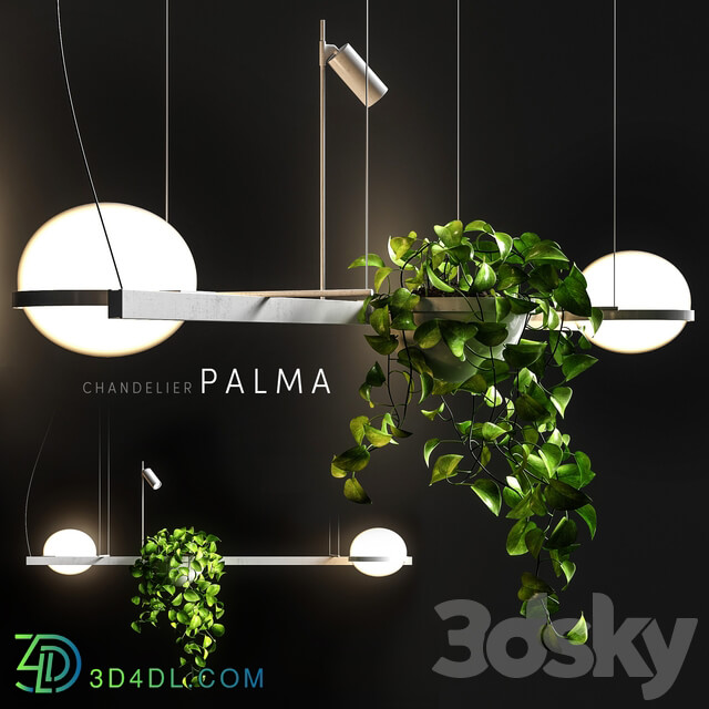 Vibia Palma 3734 Pendant light 3D Models