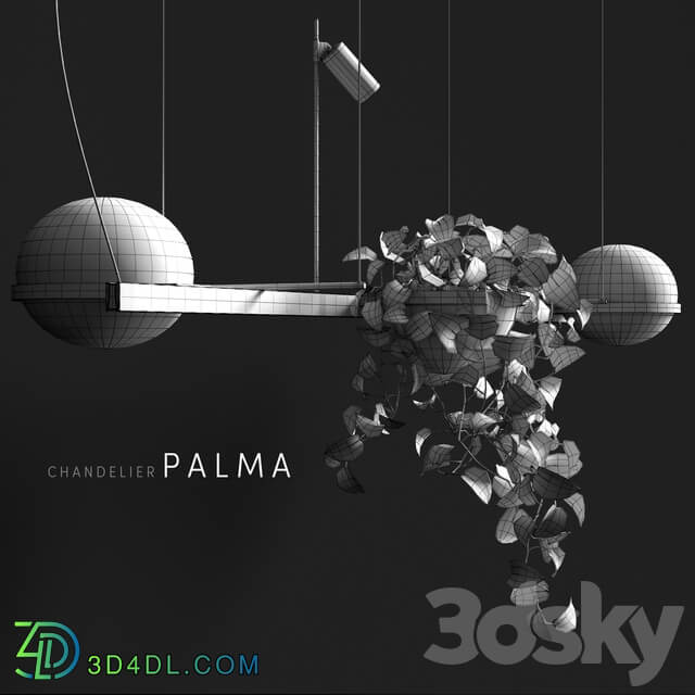 Vibia Palma 3734 Pendant light 3D Models