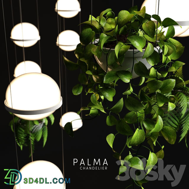 Vibia Palma 3720 3724 3726 3728 3730 Pendant light 3D Models