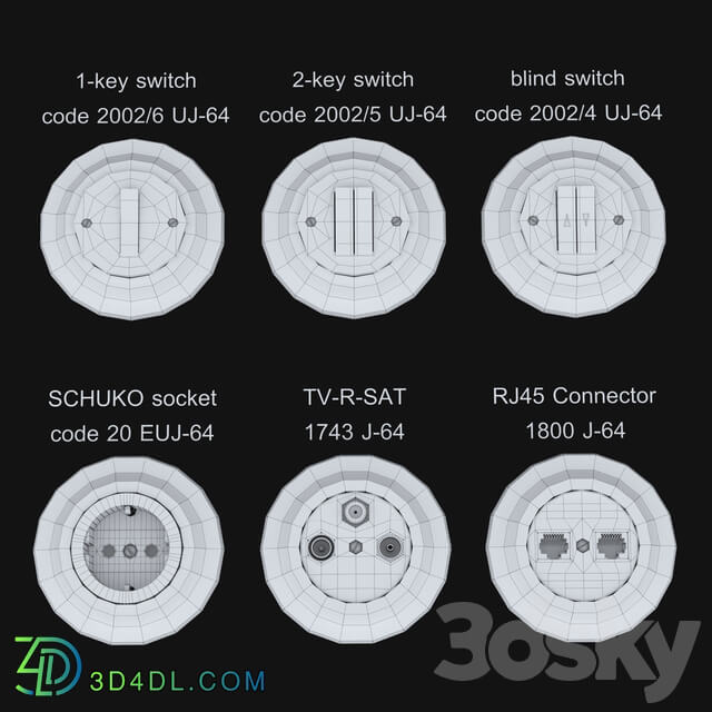 Miscellaneous ABB Decento switches.