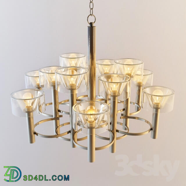 Italian circular chandelier motiff