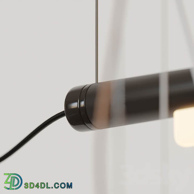 Pipeline Linear Suspension Light by Caine Heintzman from ANDlight Pendant light 3D Models