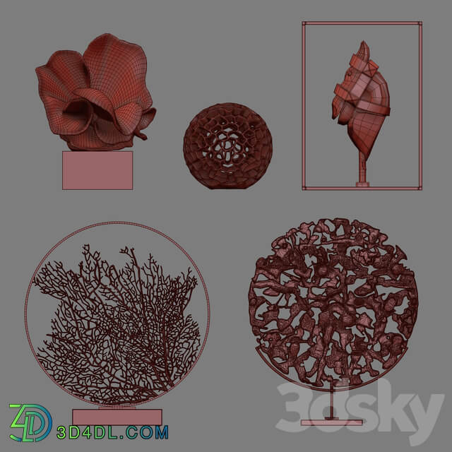 Decor Set 56 3D Models