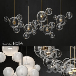 Chandelier Giopato Coombes Bolle 24 lights 2 Pendant light 3D Models 