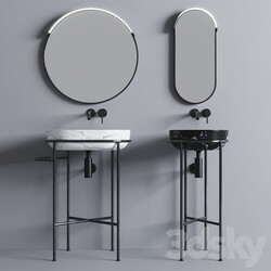 Marble washbasin Globo 