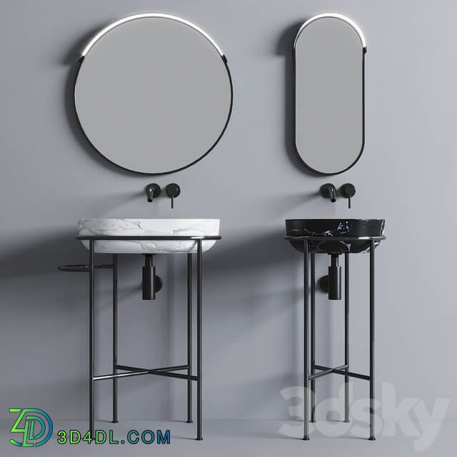 Marble washbasin Globo