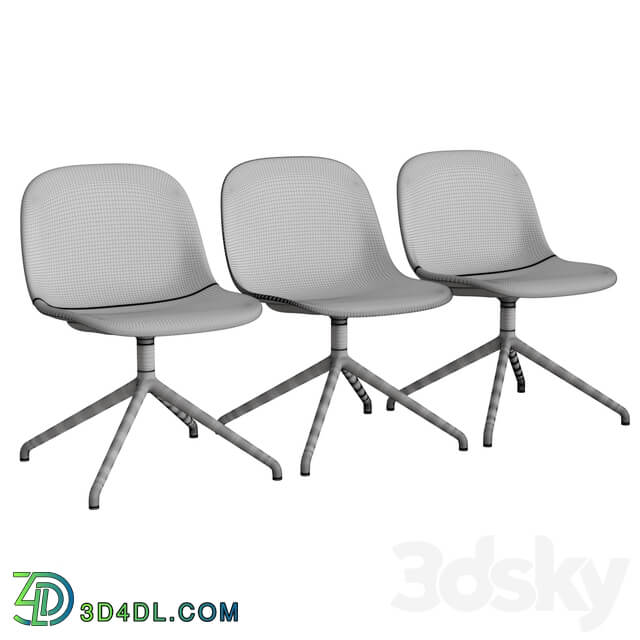 Fiber Side Chair Swivel Base