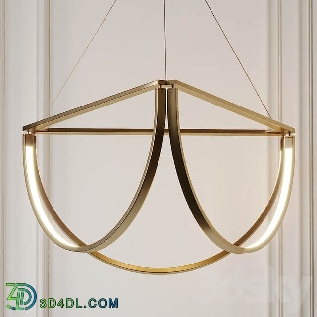 Chord Cluster by AlexAllen Studio Pendant light 3D Models