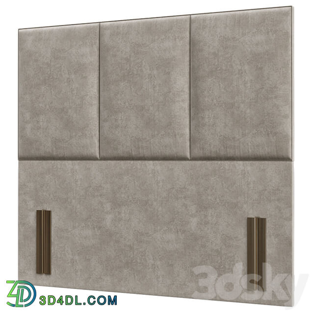 3 Panel Upholstered Headboard Other 3D Models