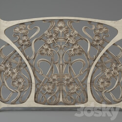 Art Nouveau Radiator Screen 