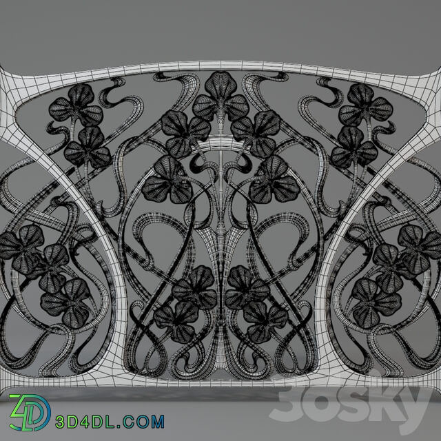 Art Nouveau Radiator Screen