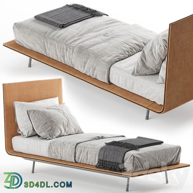 Single bed Bonaldo Thin 3D Models