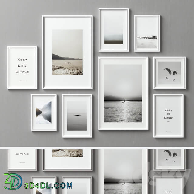 Picture Frames Set 123