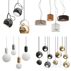 Collection Modern Pendants Pendant light 3D Models 