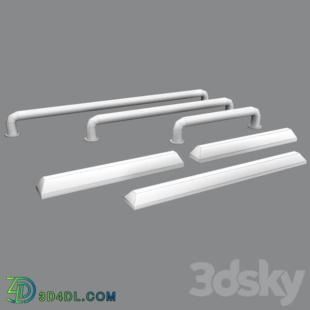 Parking kit 3D Models