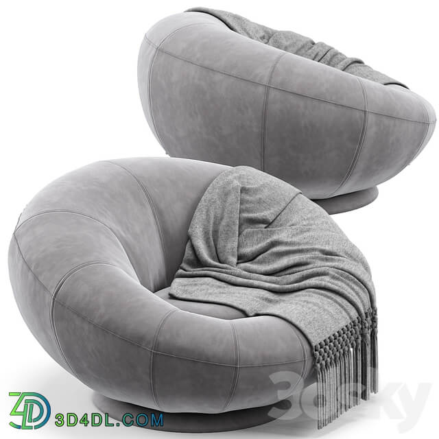 Groovy swivel chair