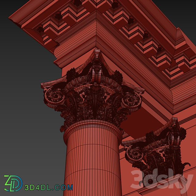 Composite Order Palladio Column