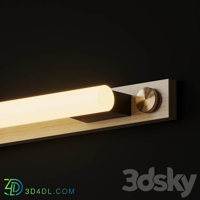 LINESTRA 110 OAK Wall Sconce by Asafweinbroom 3D Models