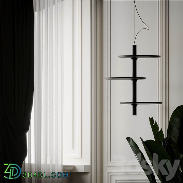 Victoria Pendant by Kundalini Pendant light 3D Models