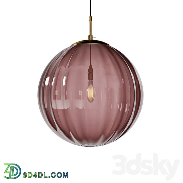 Nordic Colorful Glass Globe Pendant Lights ASKA Pendant light 3D Models