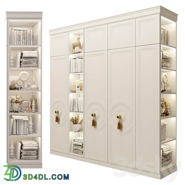 Wardrobe Display cabinets Cabinet with shelves 7