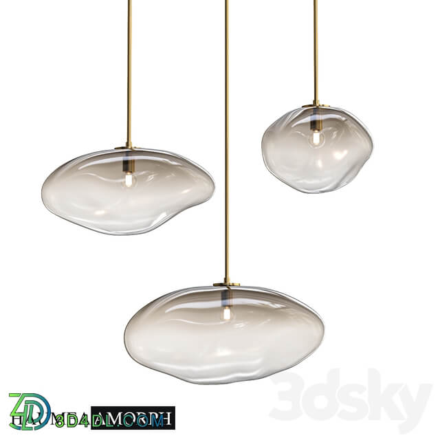 Haumea amorph Pendant light 3D Models