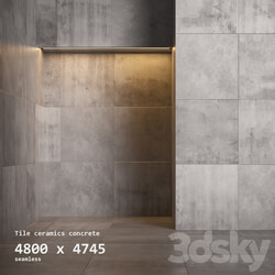 Tile concrete 