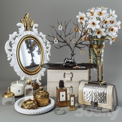 Decorative set for ladies dressing table 