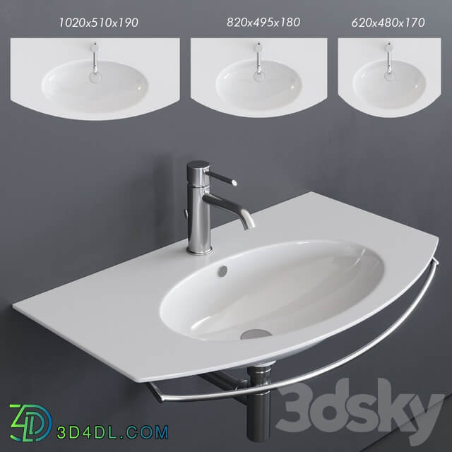 Ceramica Catalano Velis Wall mounted Washbasin