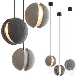 Bentu Design Moon Pendant Lamp Complication 1 3D Models 