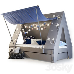 Children 39 s bed tent awning. TENTE by Mathy by Bols 