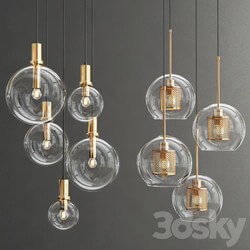 Catch and penball pendants Pendant light 3D Models 