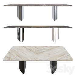 Minotti Wedge Rectangular Marble Top 