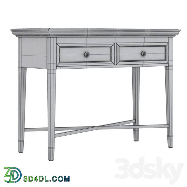 Dantone Home Stafford console with two drawers 3D Models
