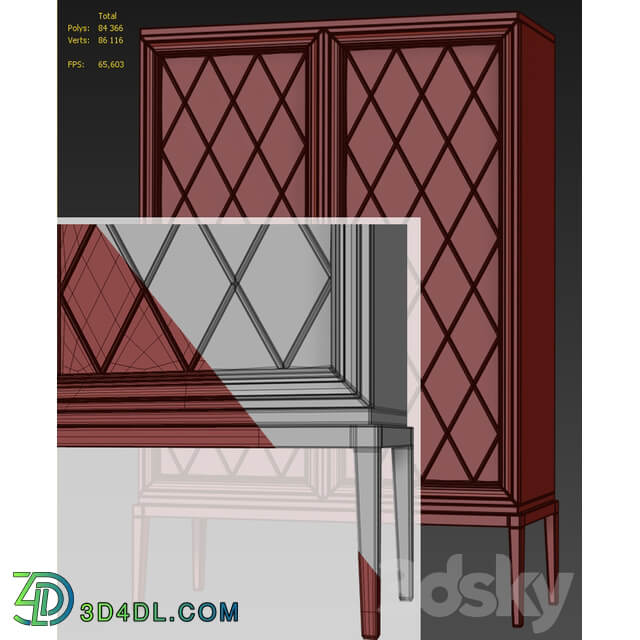 Wardrobe Display cabinets Wardrobe Showcase Art Deco Gatsby. Cabinet showcase by Cavio Casa