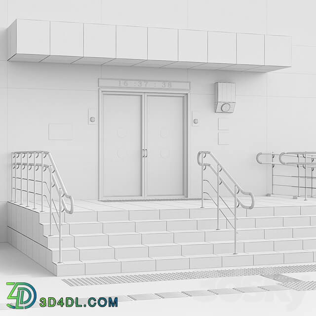 Adaptation of the entrance to the building for the disabled. Part 2 Other 3D Models