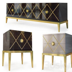 Sideboard Chest of drawer Chest TV cabinet and bedside table Gatsby. Nightstand tv stad by Cavio Casa 