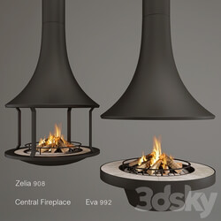 Two Fireplaces Zelia 908 and Eva 992 