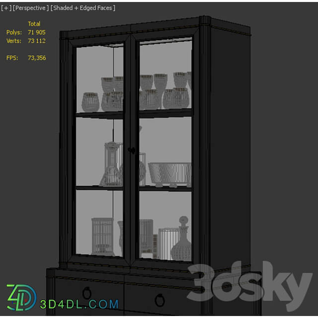 Wardrobe Display cabinets Artemest Ambra Tall Cabinet