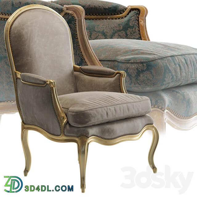 L.XV BERGERE armchair