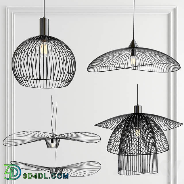 Four Exclusive Chandelier Collection 38 Pendant light 3D Models