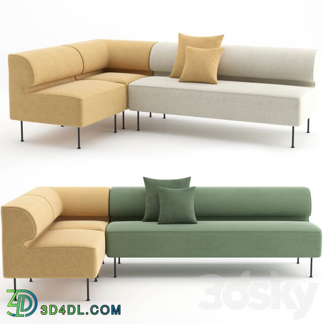 Eave Dining Sofa by MENU