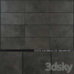 Yurtbay Seramik Suite Anthracite 300x600 Set 2 