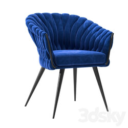 Chair with Armrest Knot Blue 