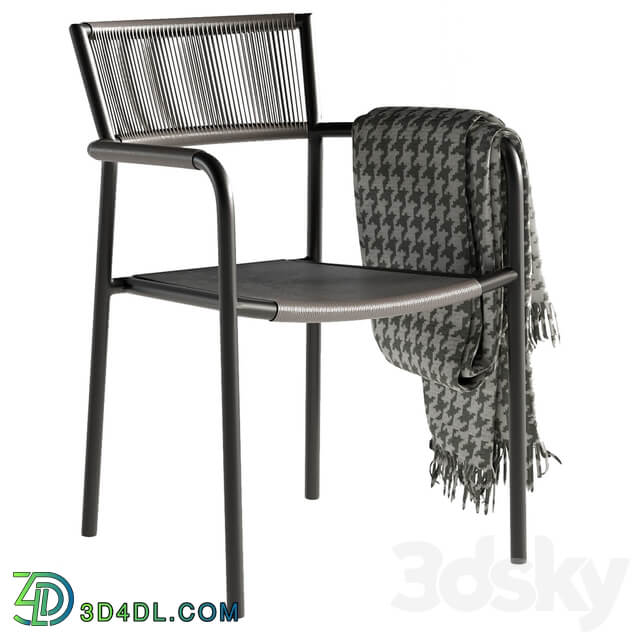 Morocco Graphite Dining Chair Crate and Barrel