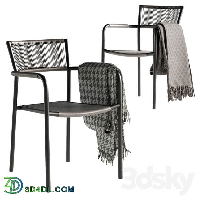 Morocco Graphite Dining Chair Crate and Barrel