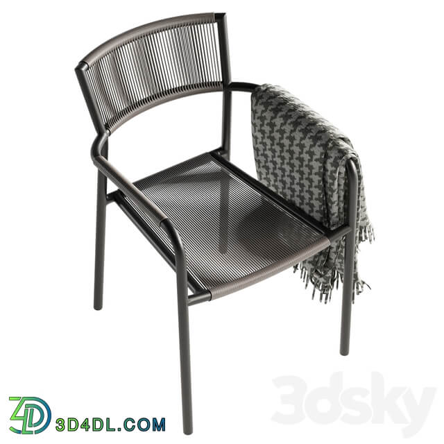 Morocco Graphite Dining Chair Crate and Barrel