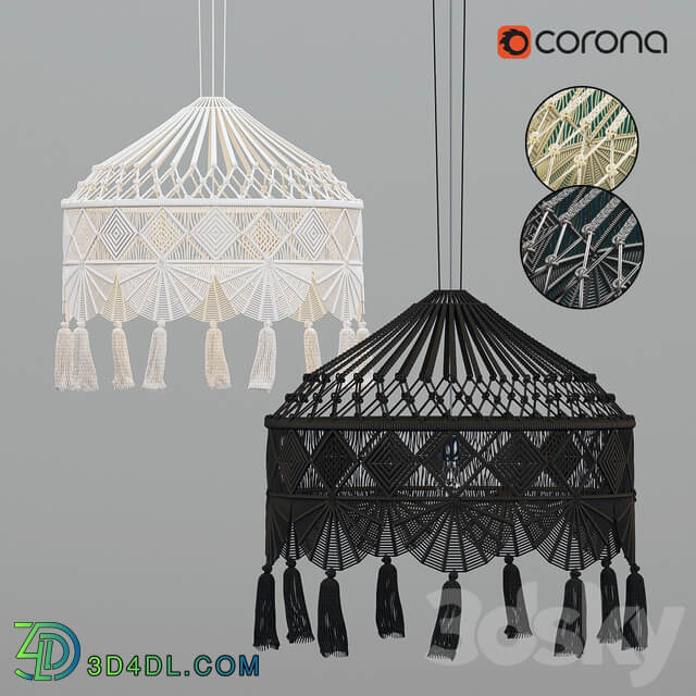 Pendant lampshade Pendant light 3D Models